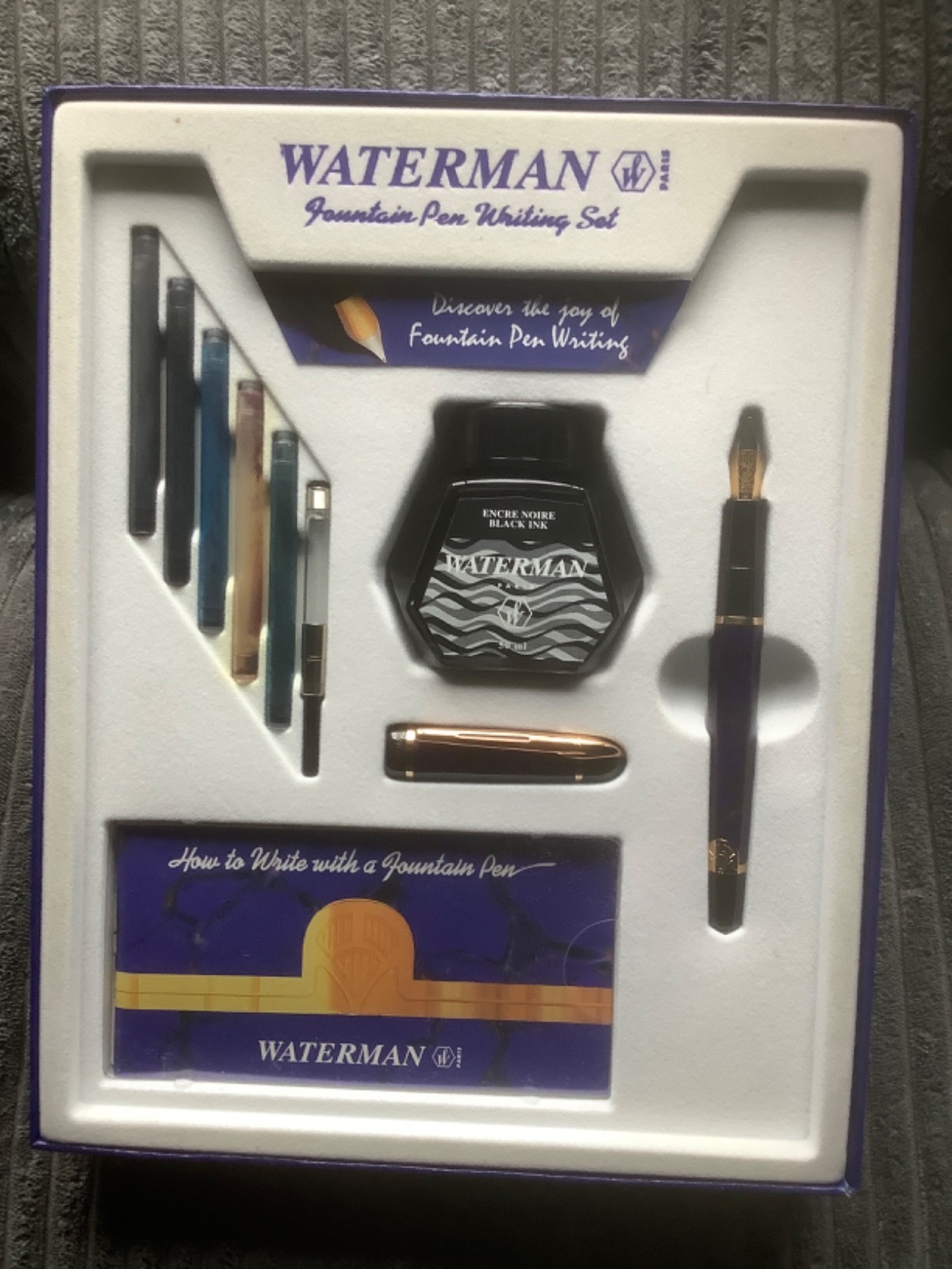 WATERMAN Paris Phileas Fountain Pen Writing Set WATERMAN Paris Phileas Fountain Pen Writing Set