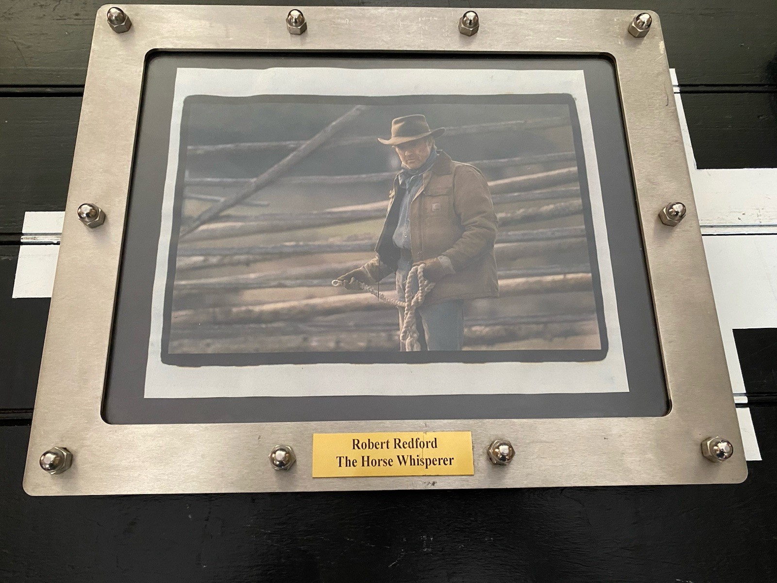 VTG Carhartt Clothing Co Trade Show Frame Sign Display HD Metal 2 Sided