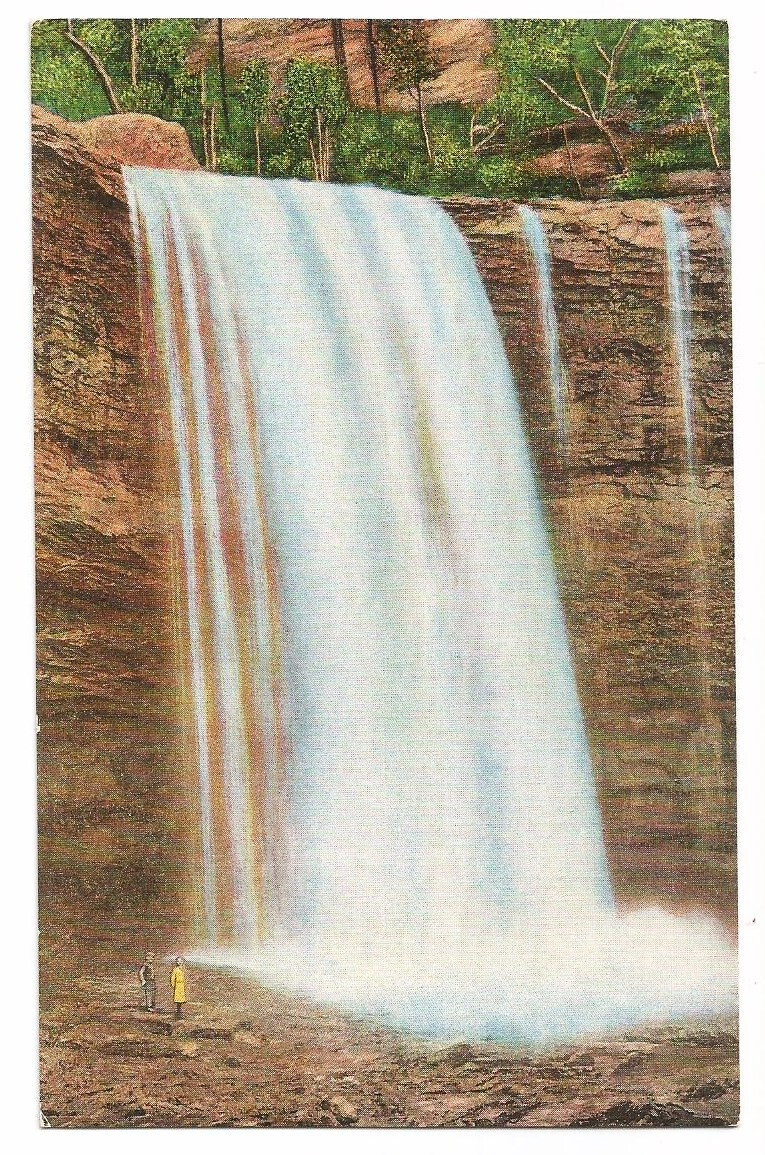Chattanooga TN Postcard Lookout Mountain Lulu Falls Chattanooga TN Postcard Lookout Mountain Lulu Falls