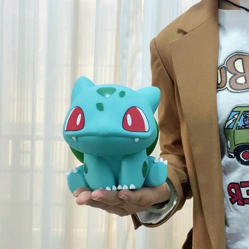 Pokemon Bulbasaur Figure Cute Cartoon Collectible Model Desktop Room Decor Gift