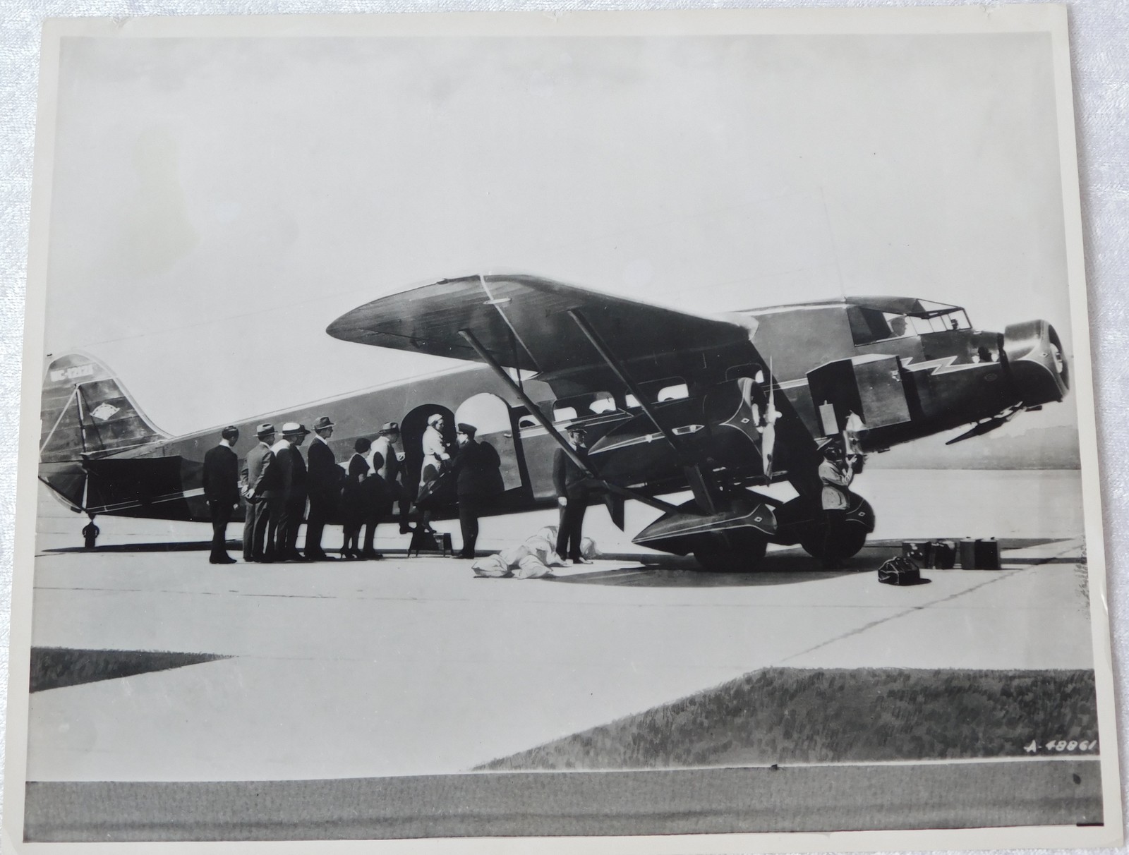 Vintage 1930's American Airways Stinson Model U Airliner Aircraft Official Photo Vintage 1930's American Airways Stinson Model U Airliner Aircraft Official Photo
