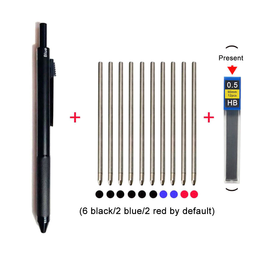 USA: 4-color Ball Point Pens 0.7mm School Supply, Multicolor Pen