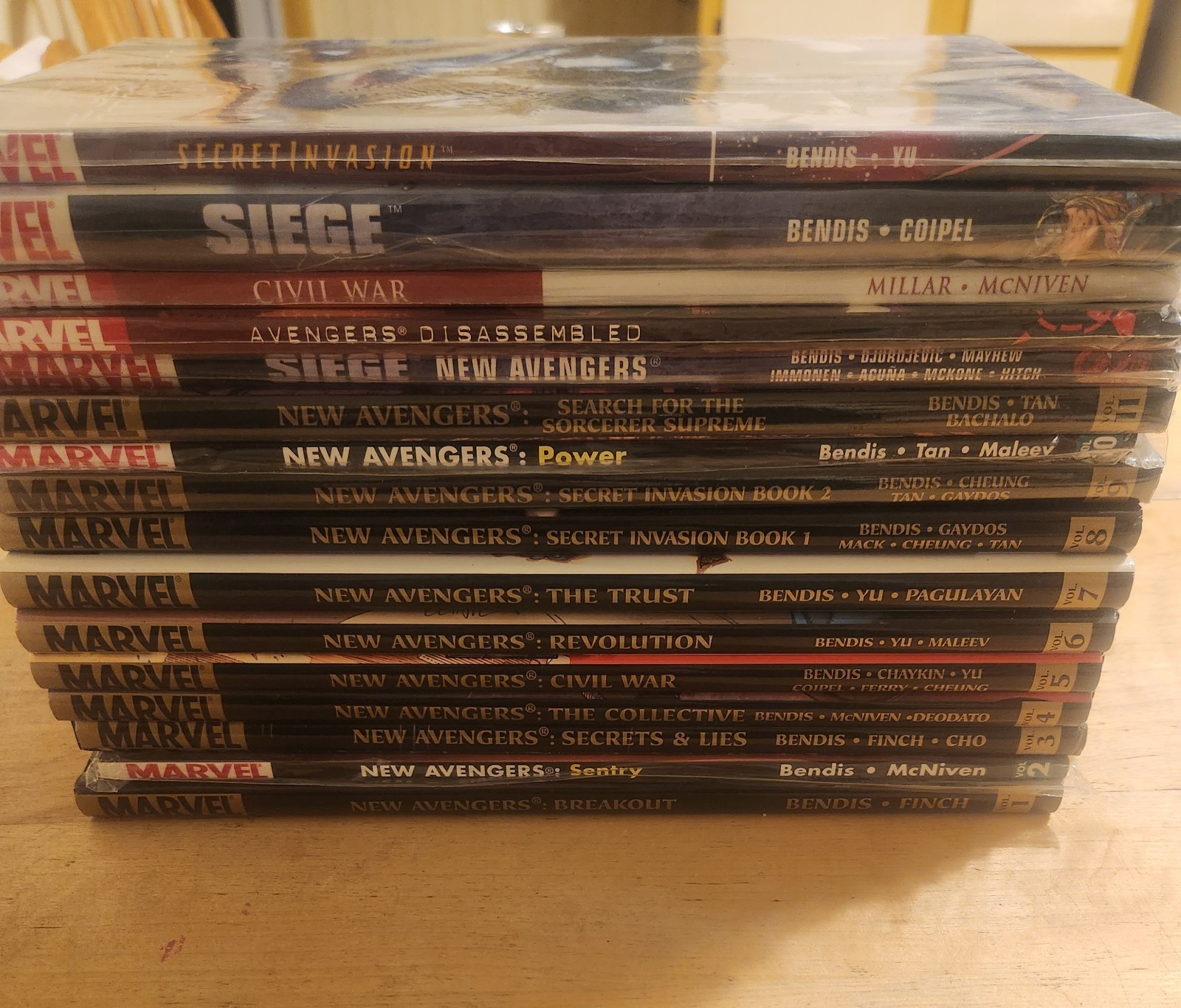 New Avengers Bendis Complete Vol. 1-11 plus Siege, Civil War & Secret Invasion