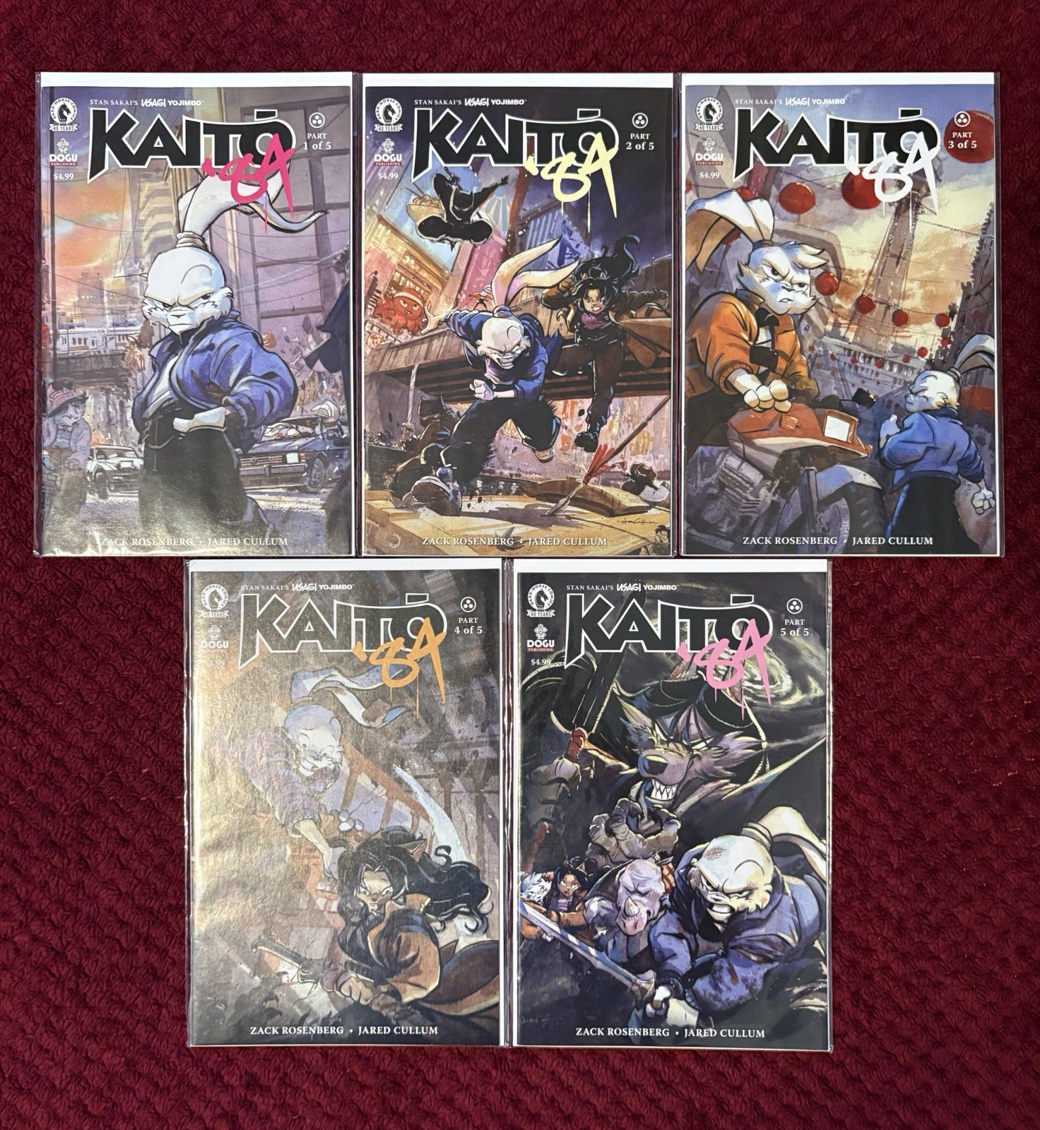 Usagi Yojimbo: Kaito ‘84 #1-5 Complete Set 1st Prints M/NM Dark Horse 2026 Sakai