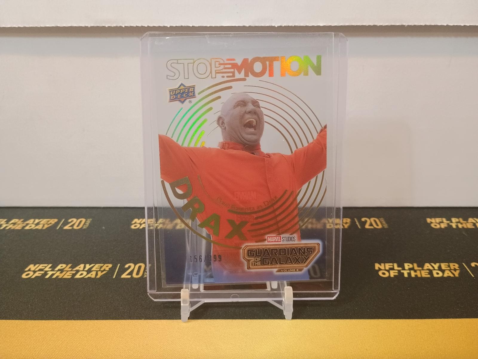 2024 Upper Deck Marvel Guardians of the Galaxy Vol 3 #SM-6 Drax Stop Motion Red