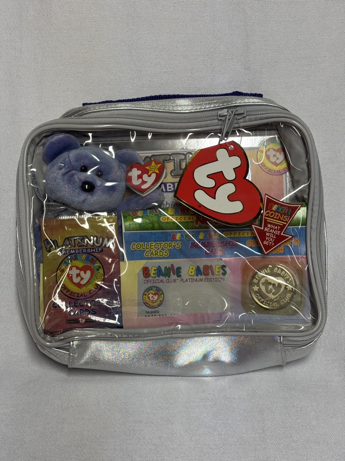 NWT Ty Beanie Babies official club kit II collectors club platinum membership