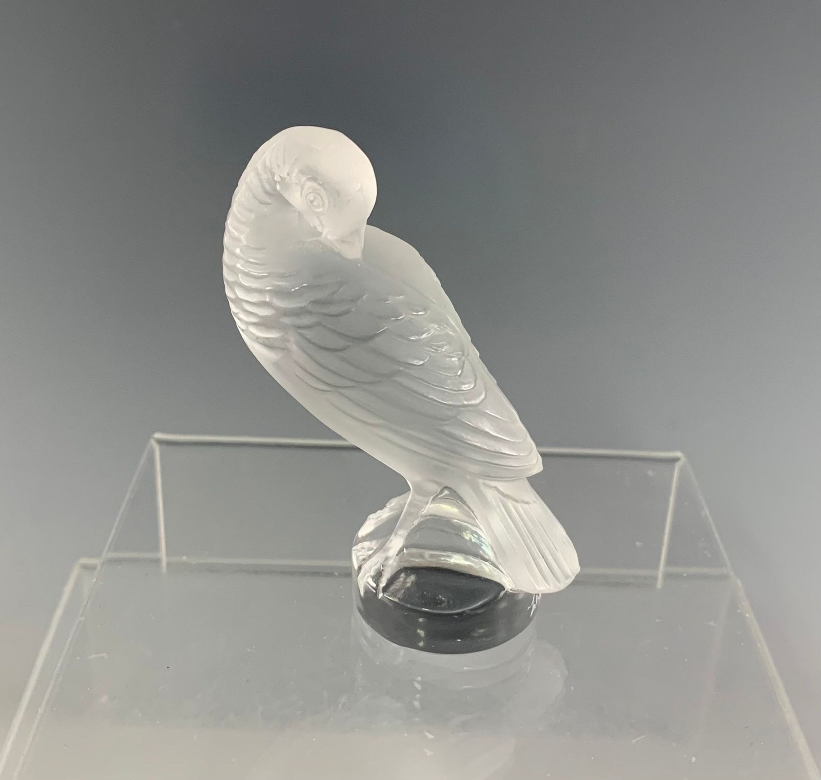 Lalique France Cachet Tourterelle #10612 Turtledove Letter Seal