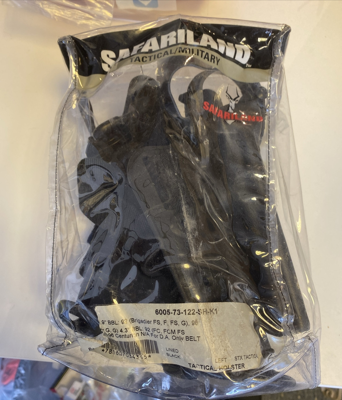Safariland 6005 SLS tactical thigh holster Beretta 92/96 new original packaging left