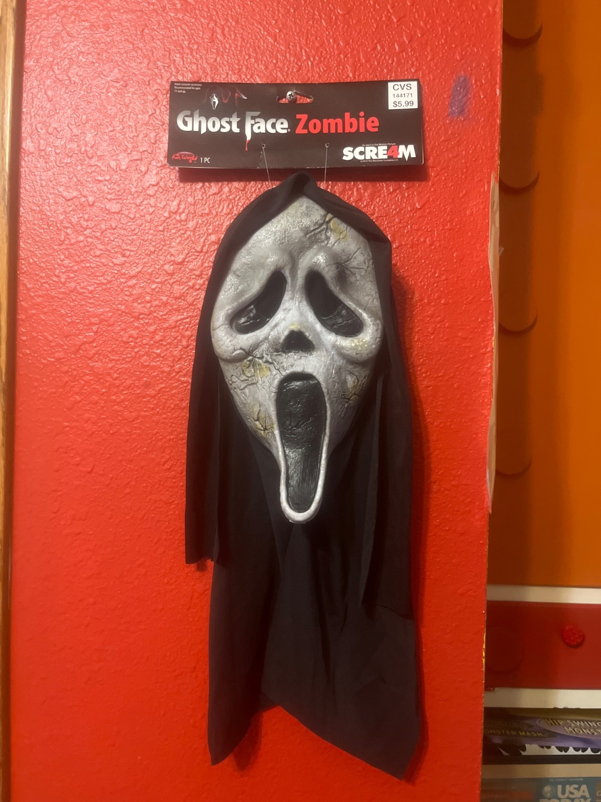 MINT CONDITION SCREAM 4 ZOMBIE GHOSTFACE MASK