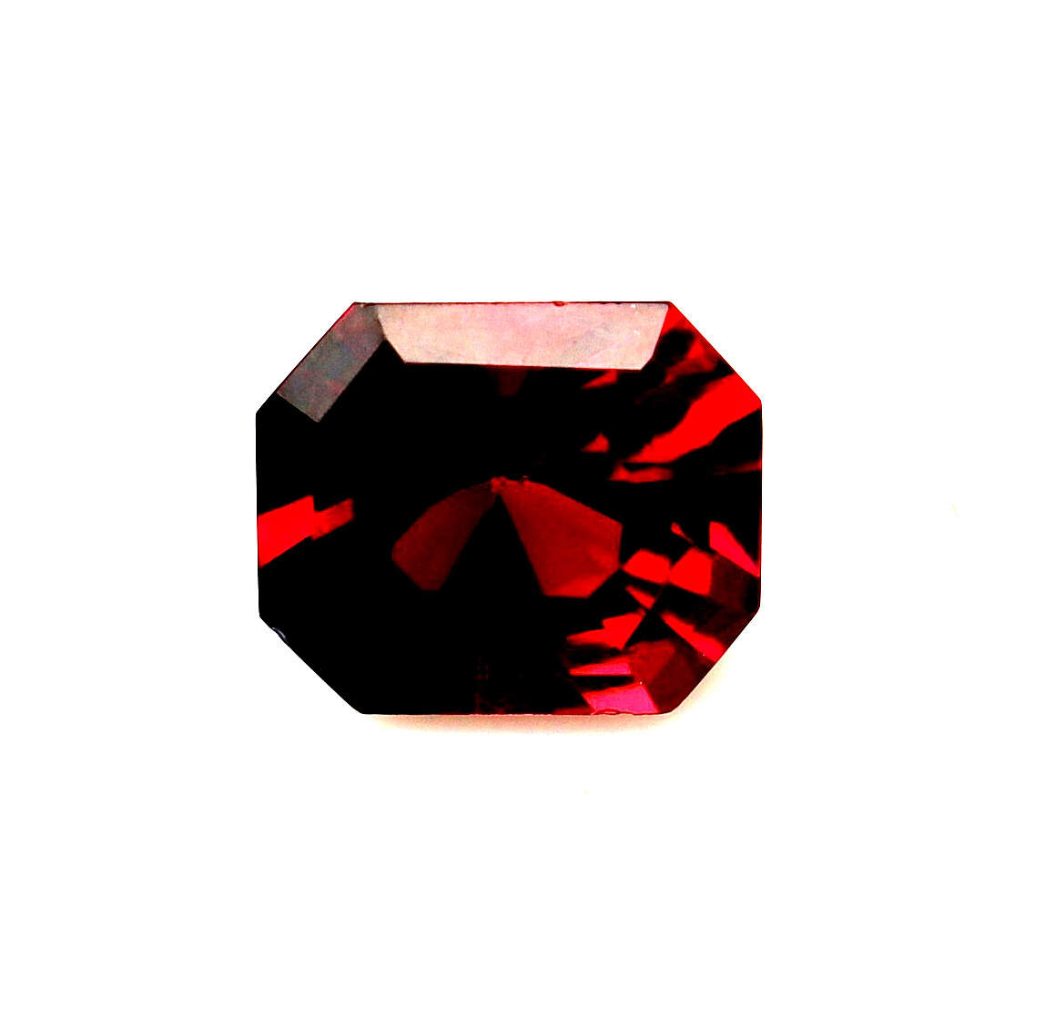 Emerald Cut Loose Gemstone Brown Hessonite Garnet Natural CERTIFIED 10.60 Ct