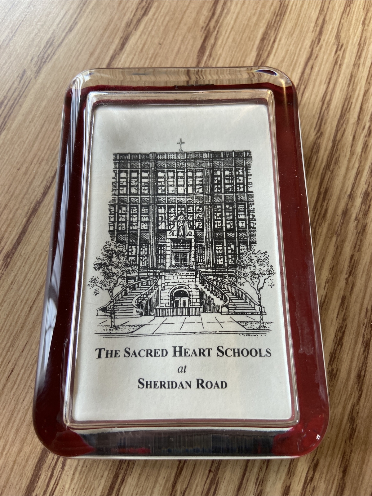 ACADEMY OF THE SACRED HEART Schools CHICAGO Paperweight #A