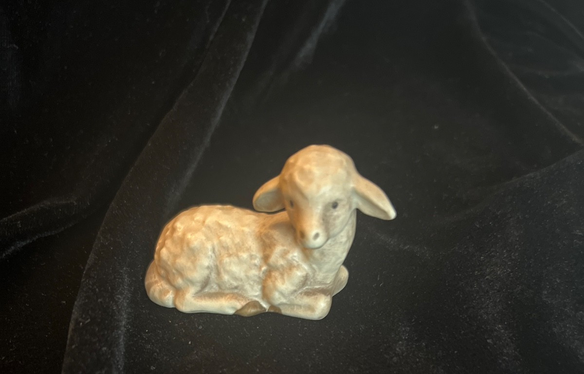 Vintage Goebel West Germany Nativity Small Lamb