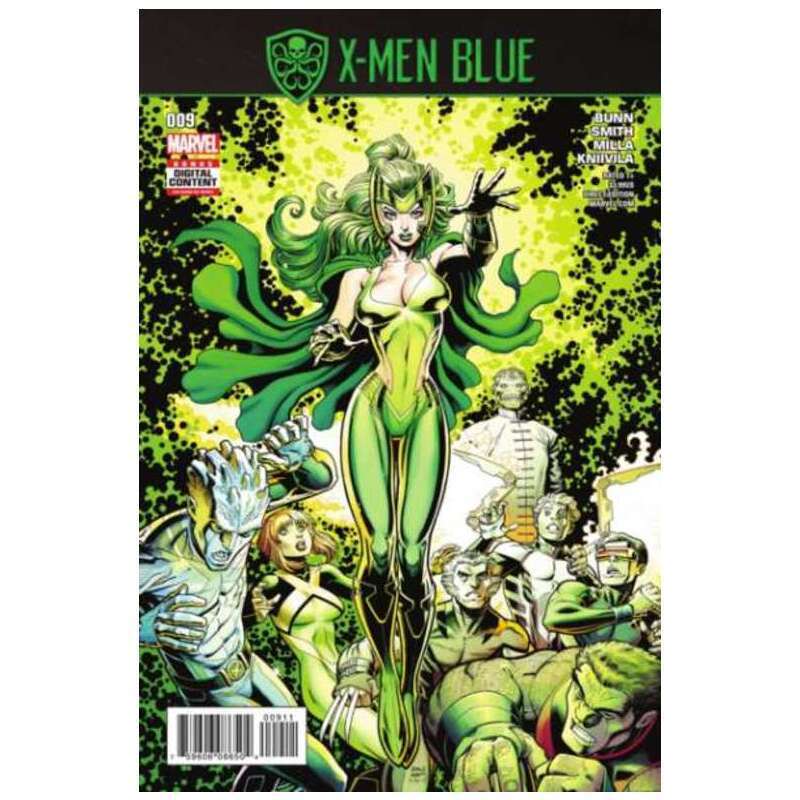 X-Men: Blue #9 in Near Mint minus condition. Marvel comics [e 