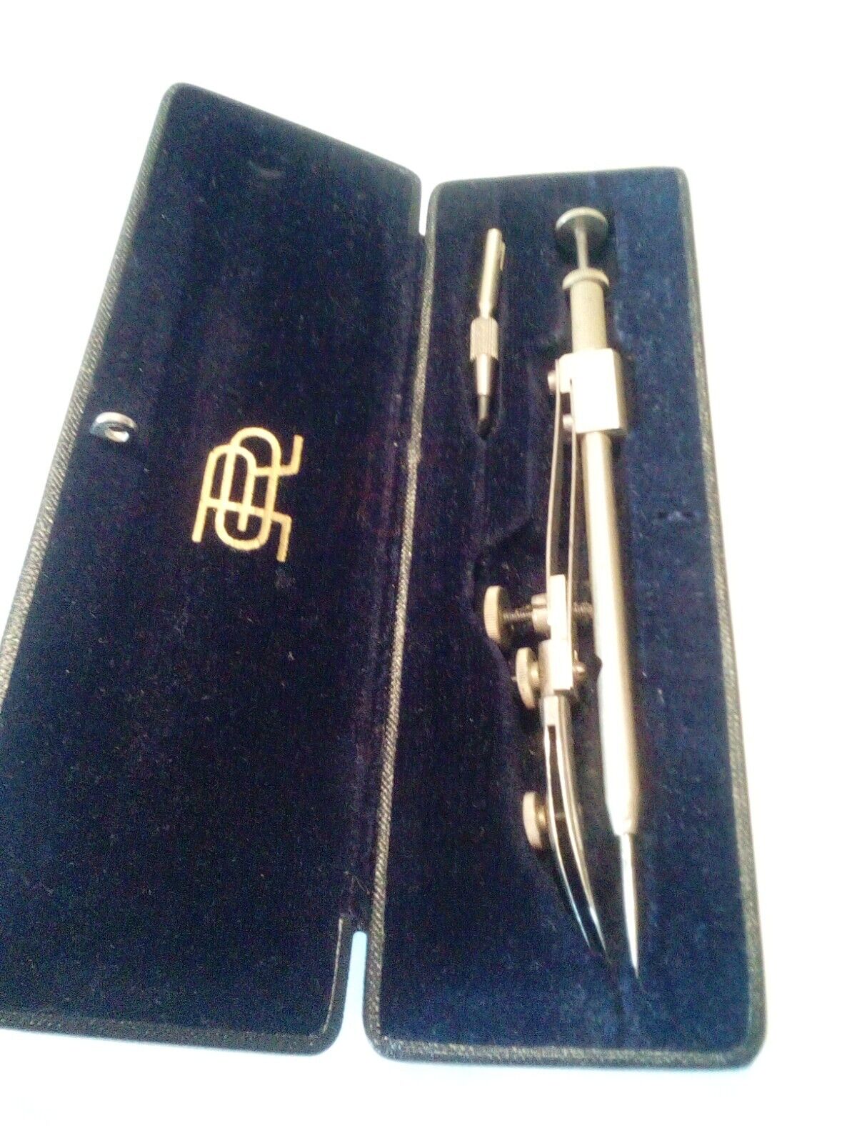 VINTAGE E.O.RICHTER & Co PRACISION COMPASS DRAFTING SMALL TOOL SET,GERMANY
