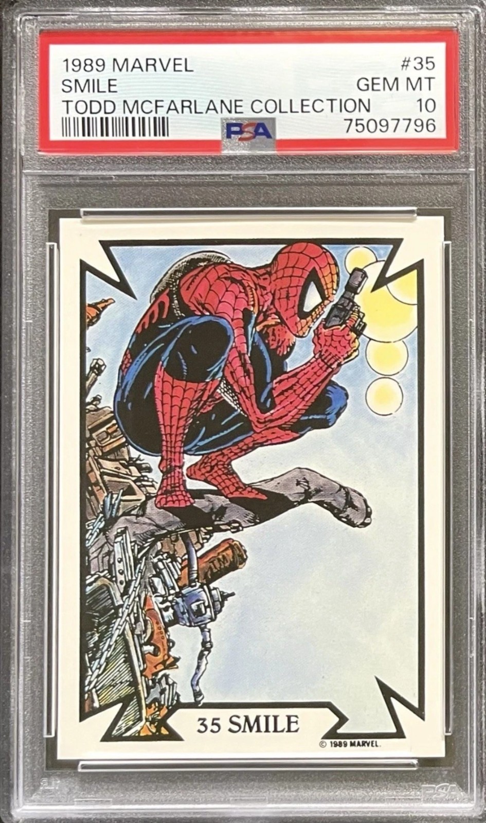 SPIDER-MAN #35 PSA 10 1989 Marvel TODD MCFARLANE Smile GEM MINT