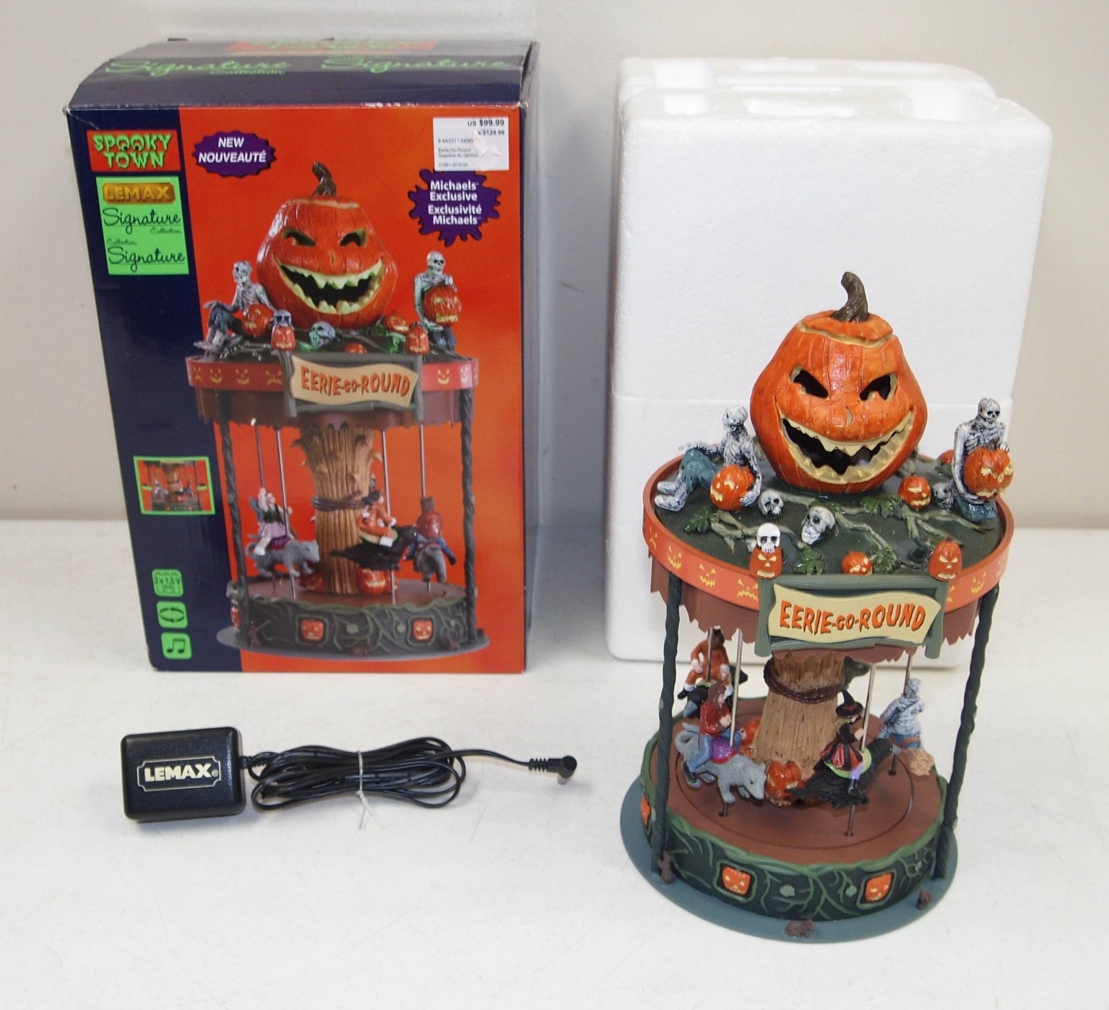 Rare Retired Mint LEMAX Spooky Town 