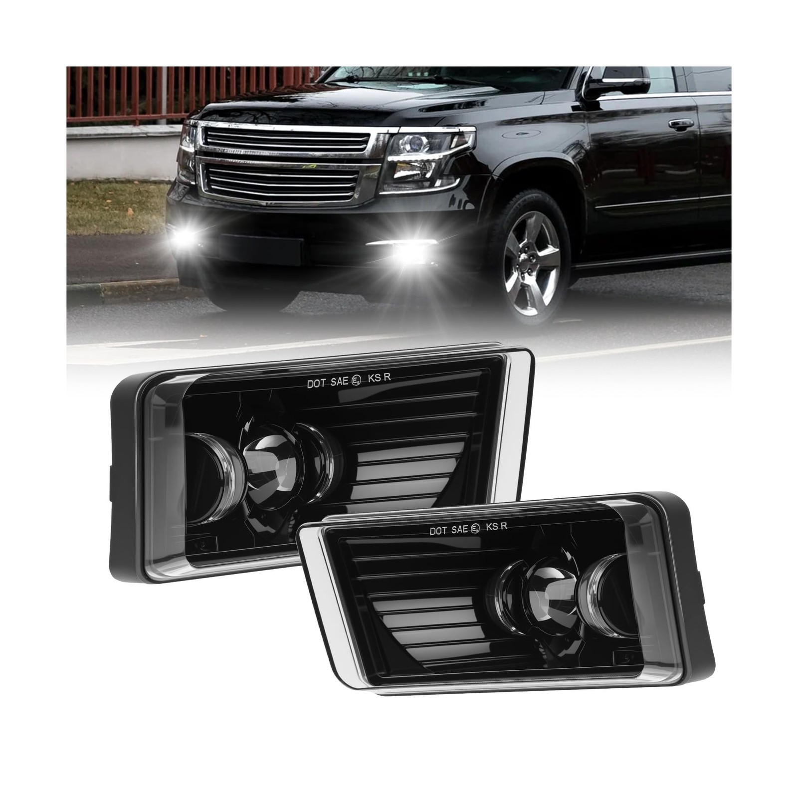 SUPAREE LED Fog Lights Replacement for Chevy Silverado 1500 2007-2014 | Super...