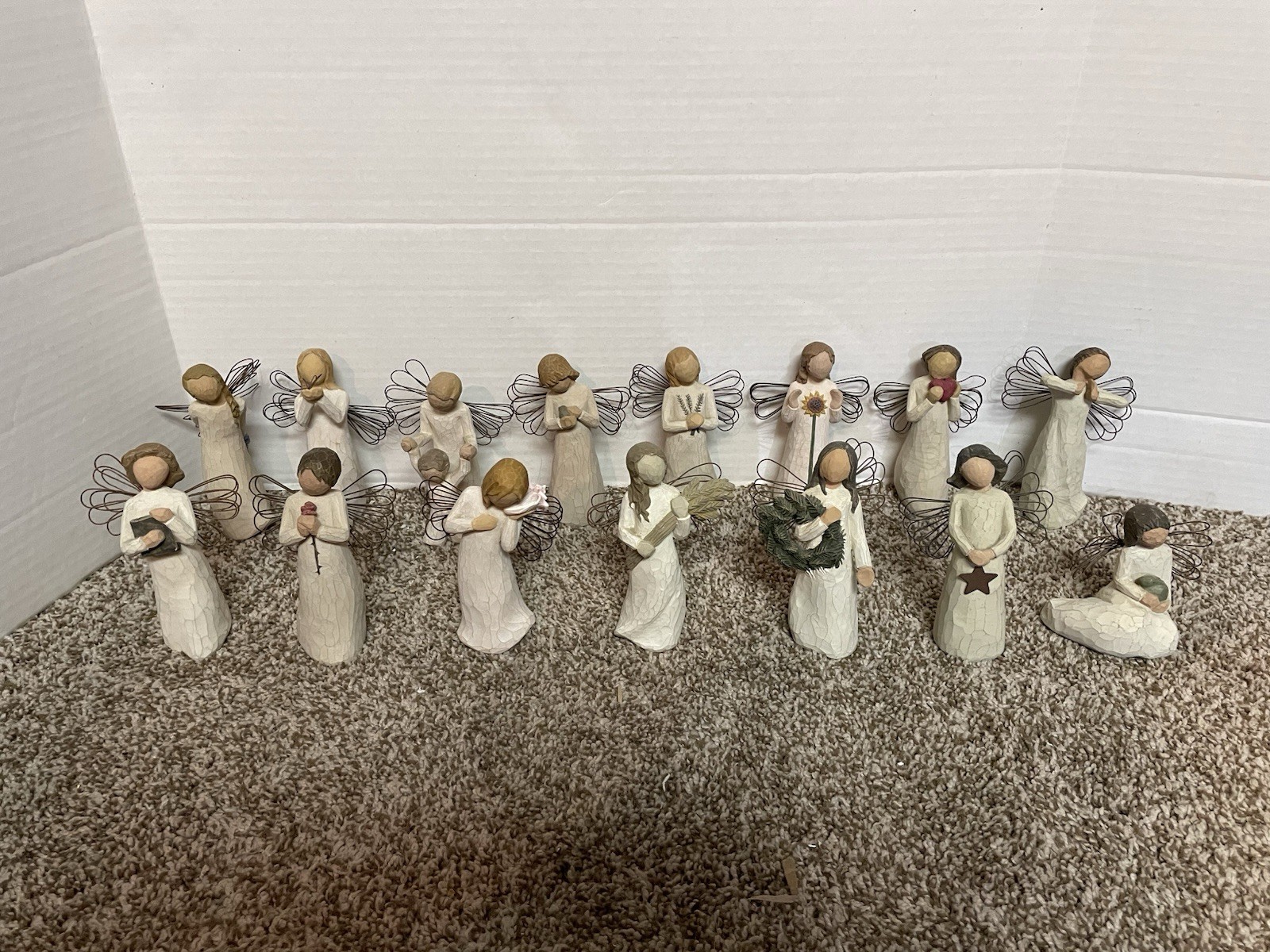 Willow Tree Angel Figurines - Susan Lordi Demdaco - Lot Of 15 -  