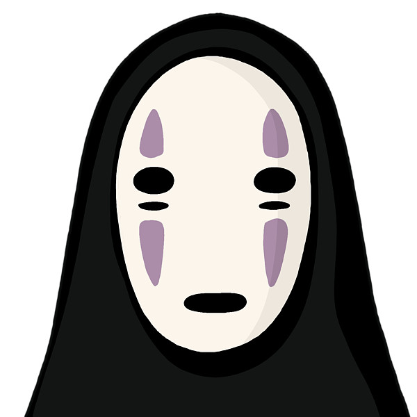 No Face Spirited Away Cool Weatherproof Anime Sticker 6\ No Face Spirited Away Cool Weatherproof Anime Sticker 6\