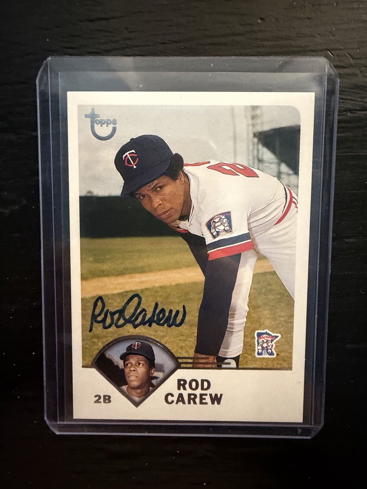 Rod Carew Autographed 2003 Topps Retired Signature Edition MLB Card Signed