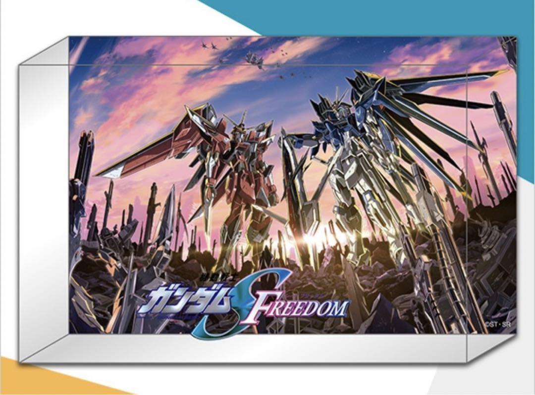 Gundam Movie Version Seed Acrylic Block Rising Freedom