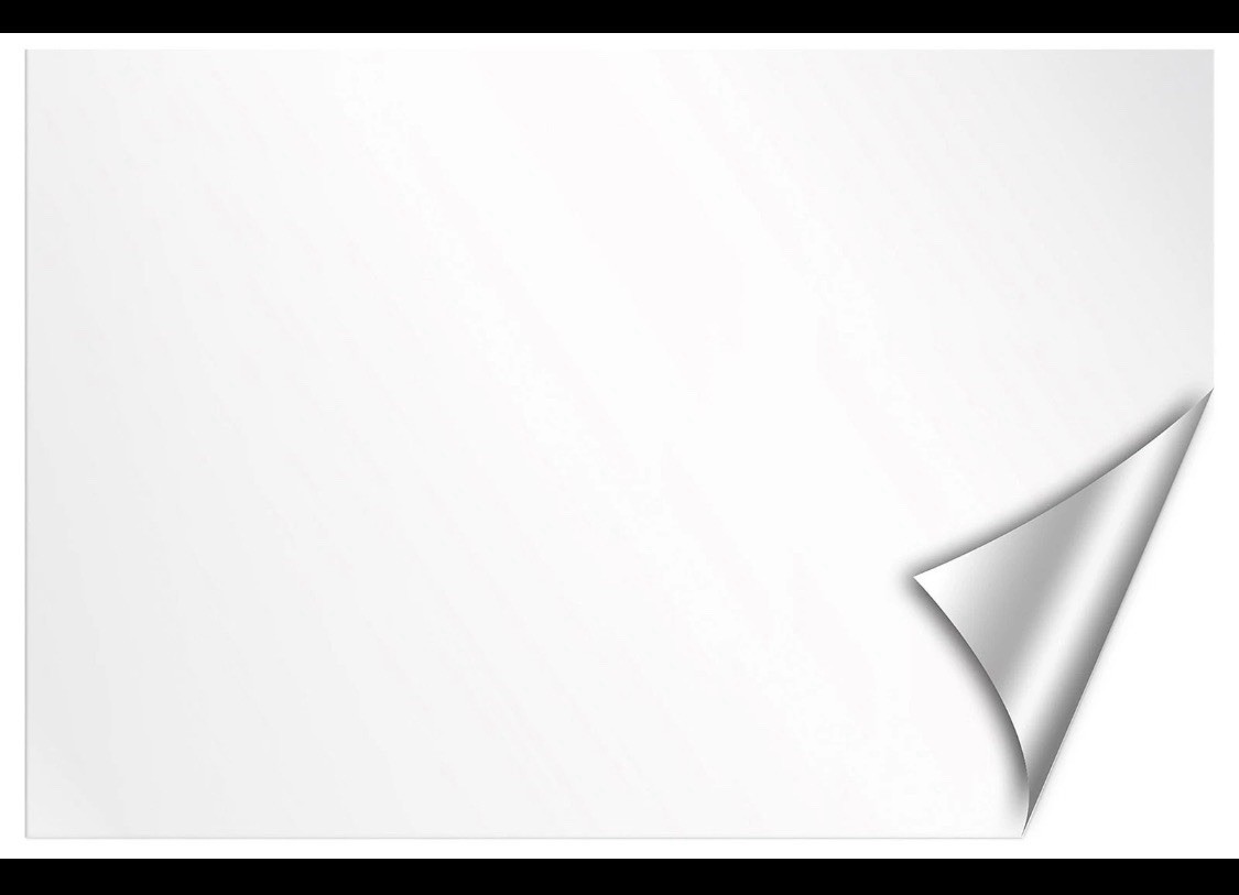 Wall Pops WPE0446 Large Message Board, White & Off-White, 36x24 Inch