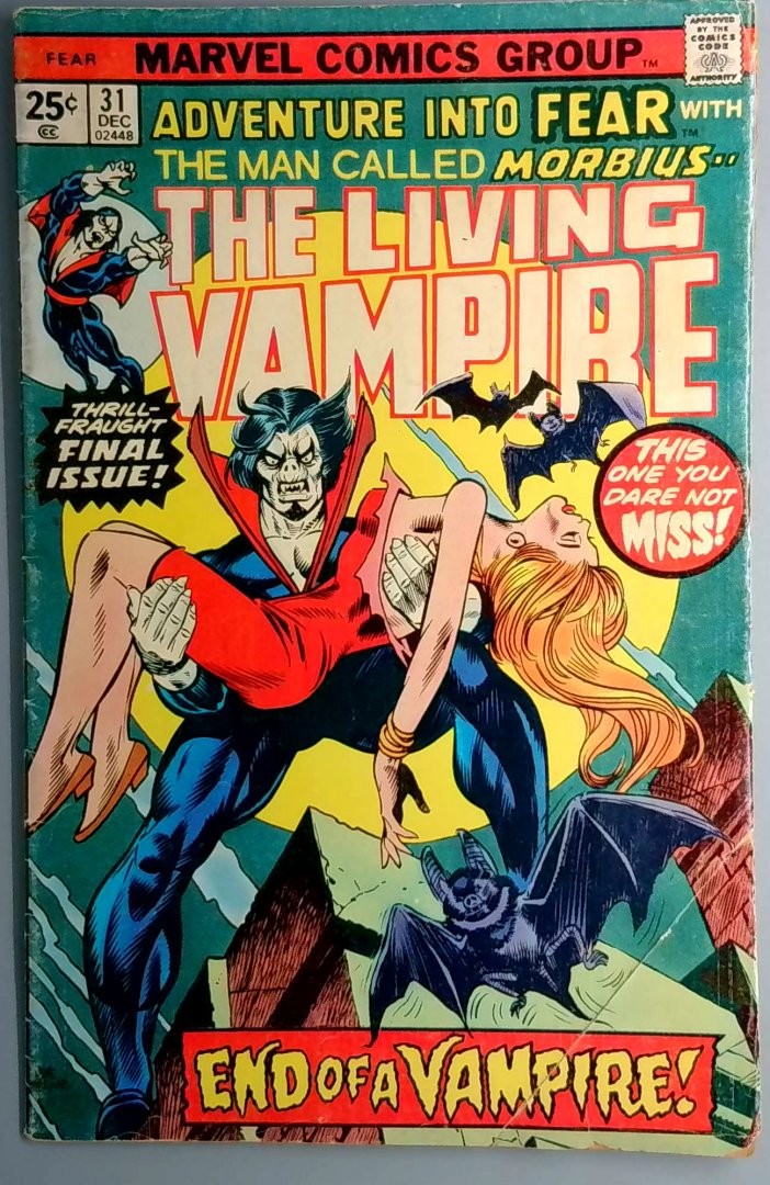 Adventure into Fear #31 GD- Marvel  Final Issue
