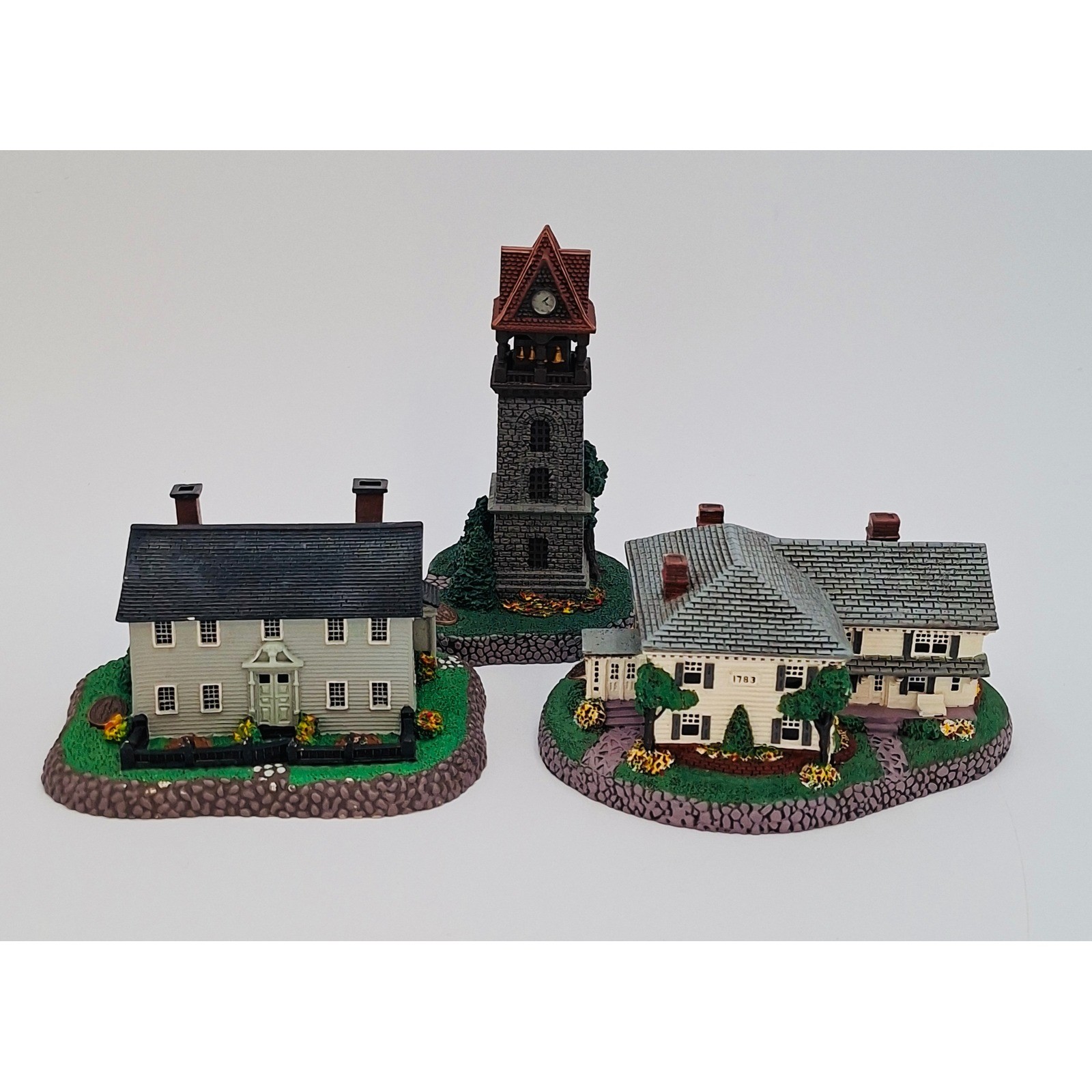 Norman Rockwell Hometown Collection Rhodes Studios Village Lot 3 Buildings 1990s