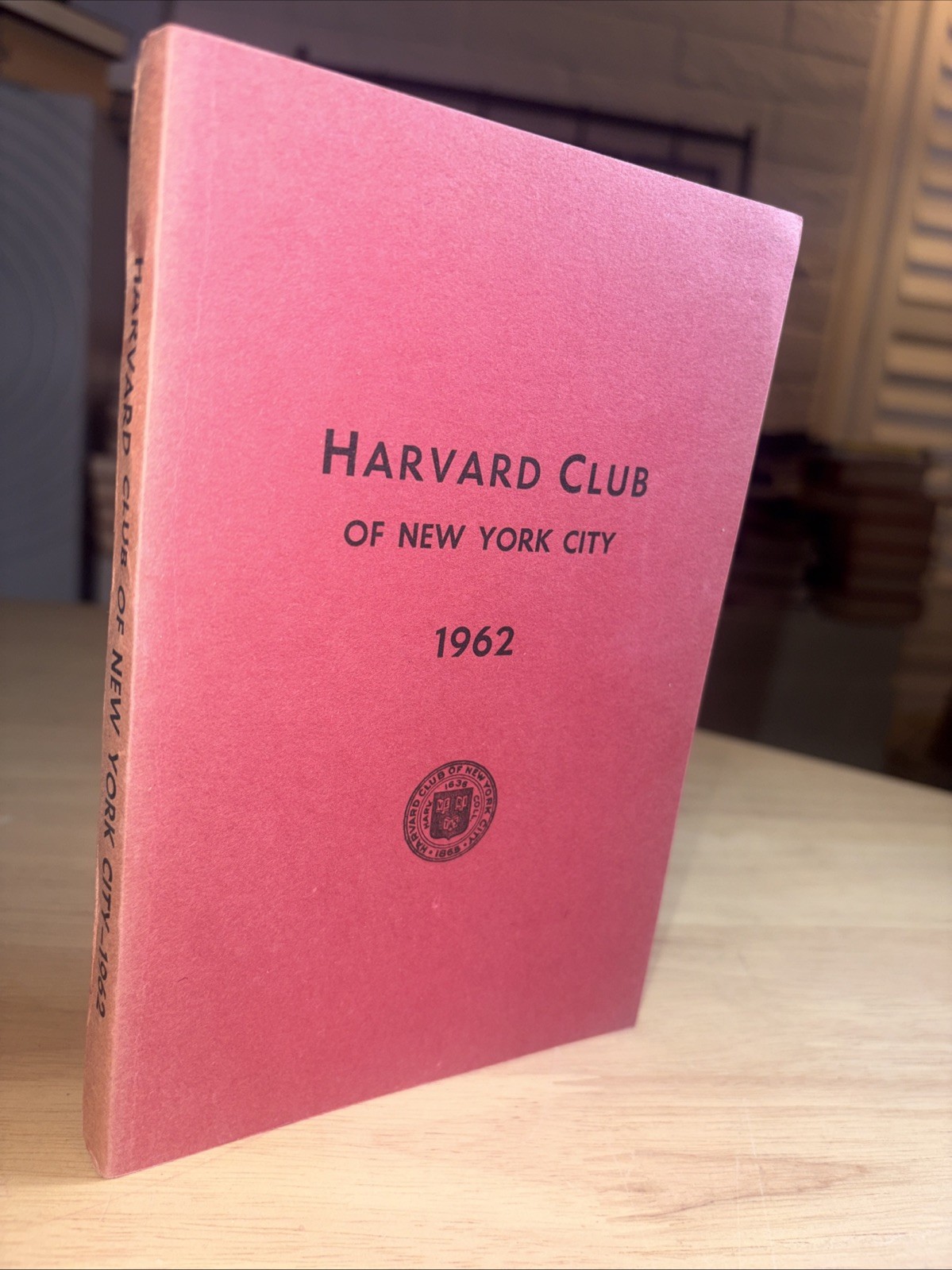 Harvard Club of New York City Club Roster, Charter, Bylaws & Rules 1975 ~ UNREAD