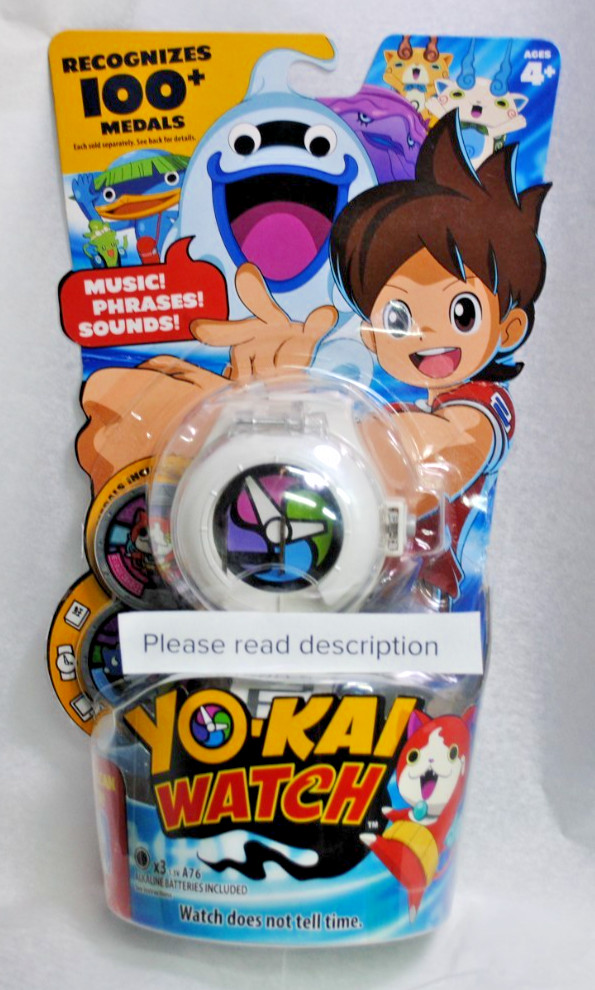 Yokai Yo-kai Toy Watch Hasbro Series 1 White Medals-Brand New READ music sounds