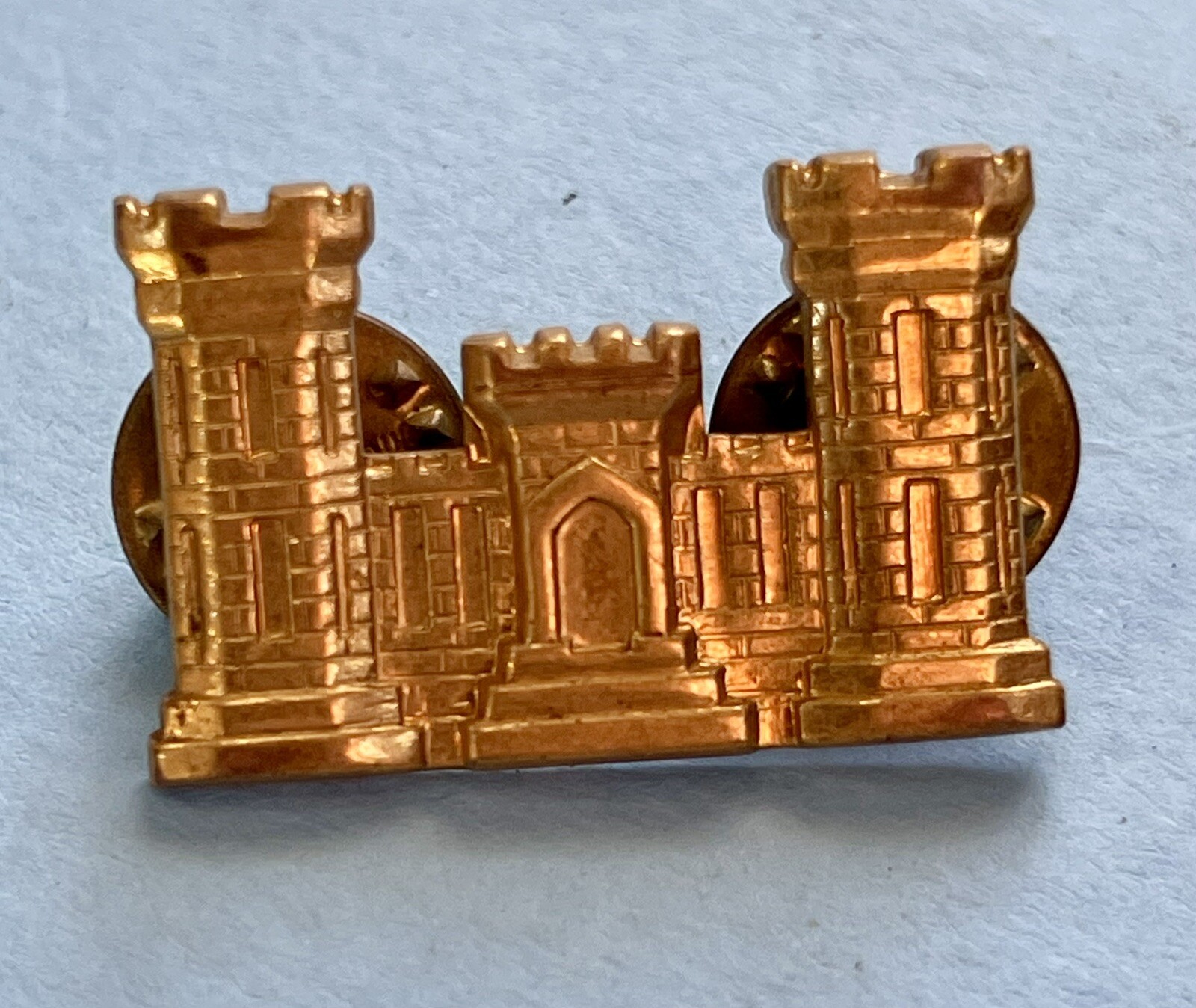 Vintage H.L.P. US Corp of Engineers Military Pin Badge Tie Tack Lapel Hat Pin