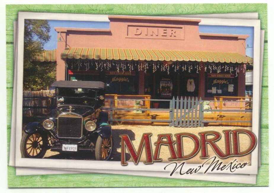 Madrid NM Maggie\'s Diner Postcard New Mexico