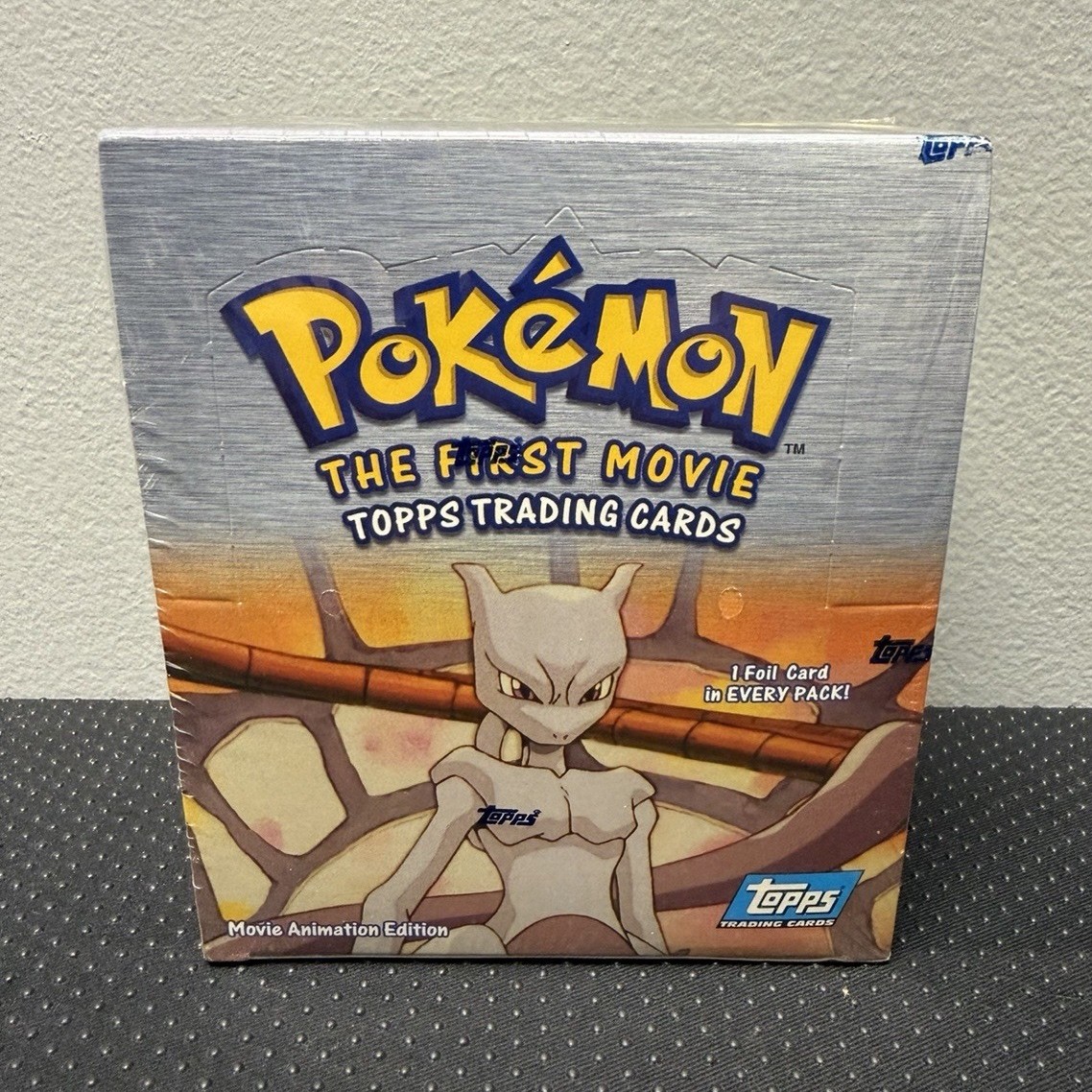 Topps 1999 Pokémon: The First Movie Sealed Booster Box 36 Packs Blue Logo