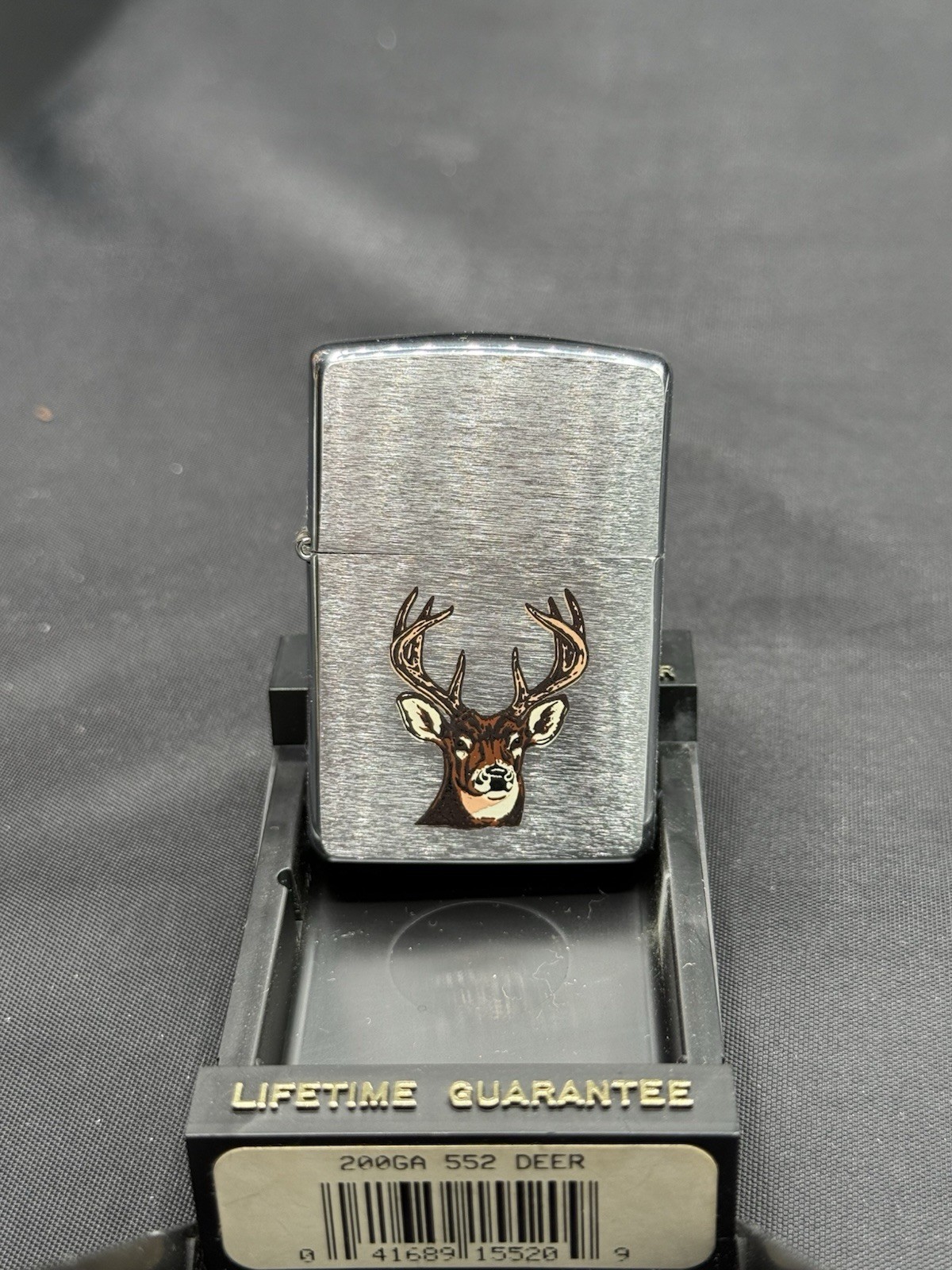Zippo 1992 Wild Life Series Deer MINT IN PLASTIC BLACK BOX UNFIRED