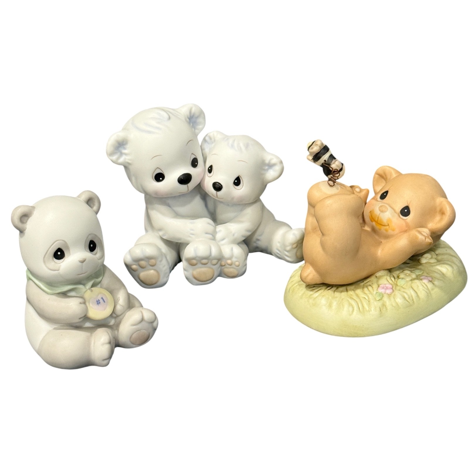 VTG 1990s Enesco Precious Moments Bears Lot 