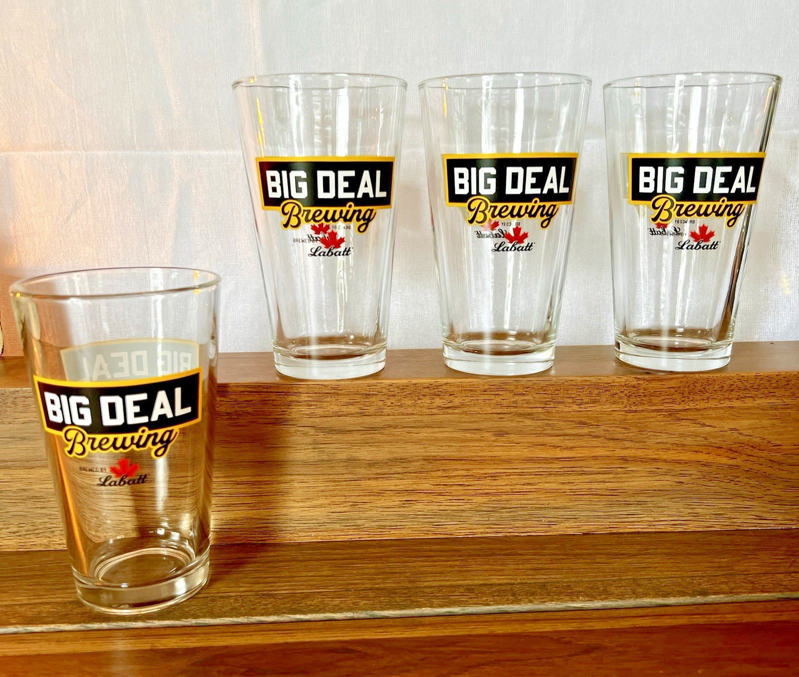 Barstool Big Deal Brewing Pint Glasses - RARE