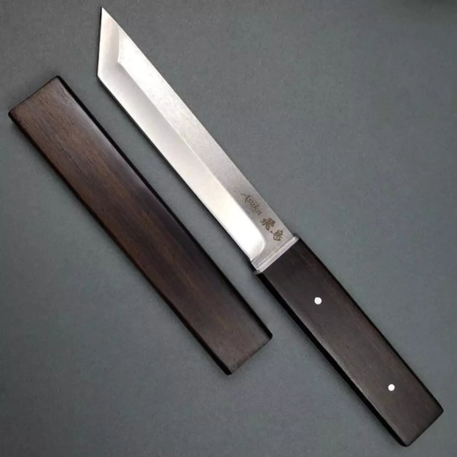Masterfully Crafted Full Tang Japanese Tanto Dagger - Wavy Hamon Overall 10.75\