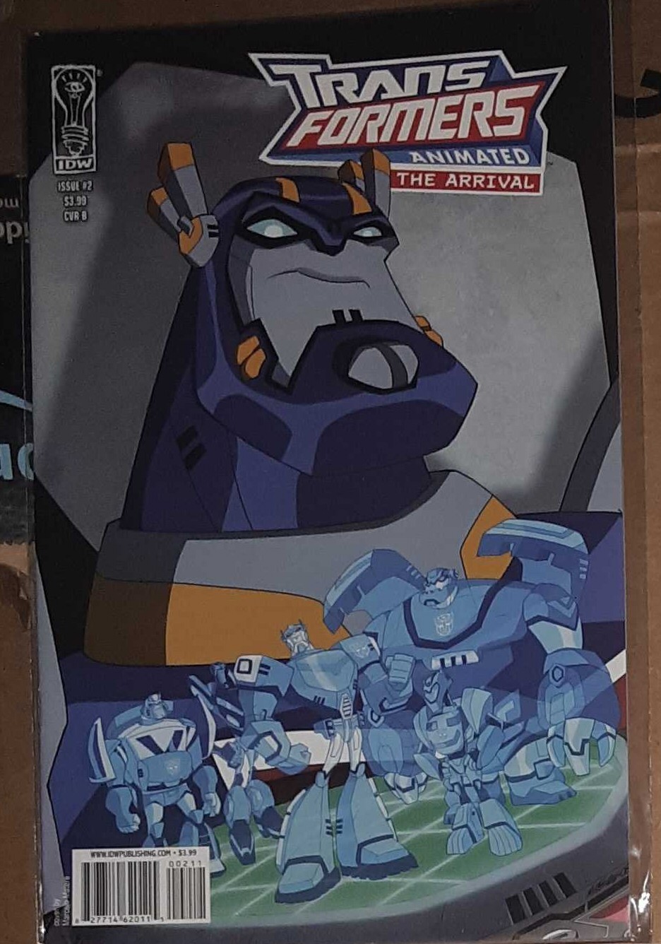 Transformers Animated The Arrival #2 B August 2008 IDW Comic book