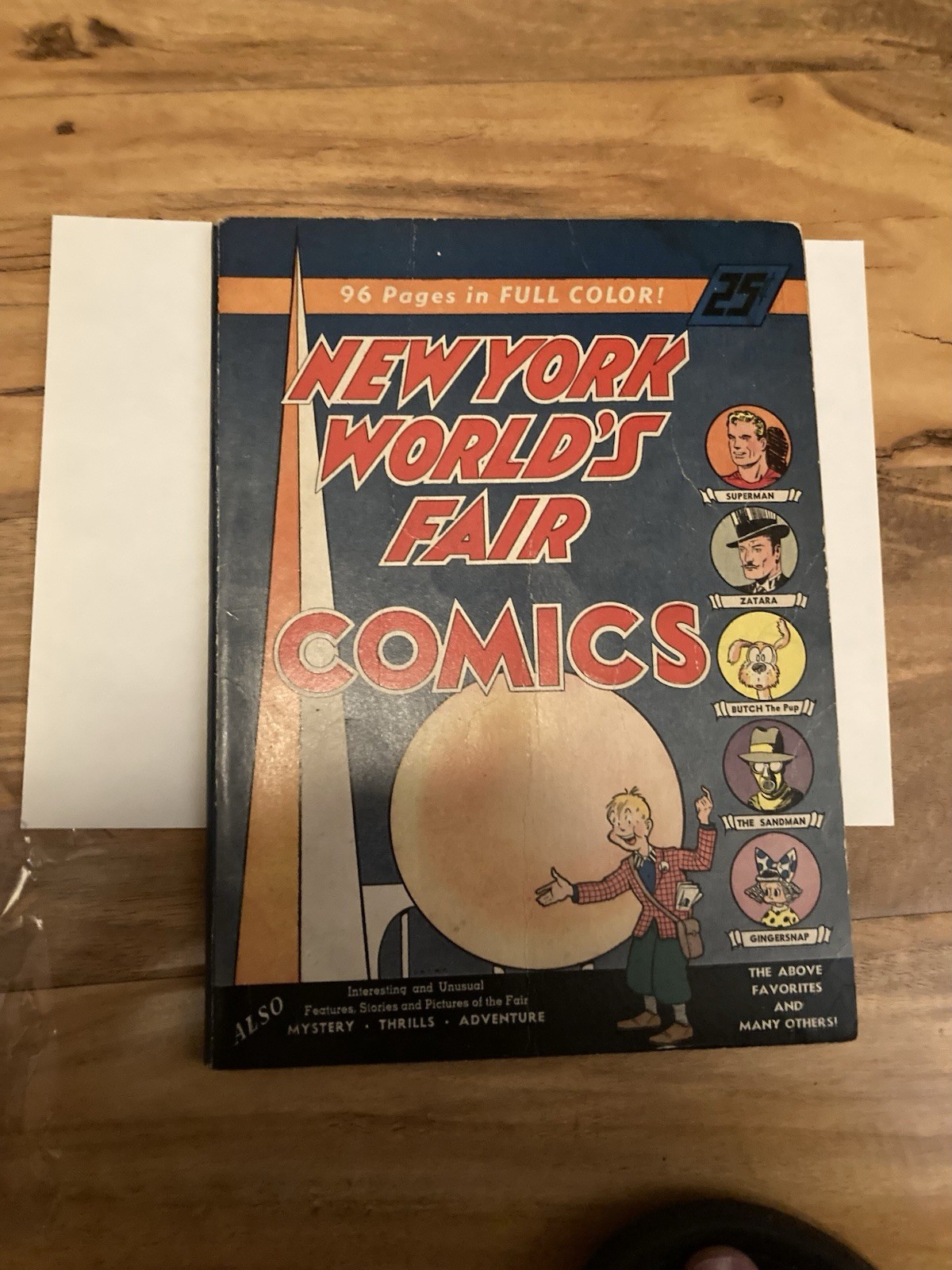 New York World’s Fair Comics 1939 5.5 1st Sandman