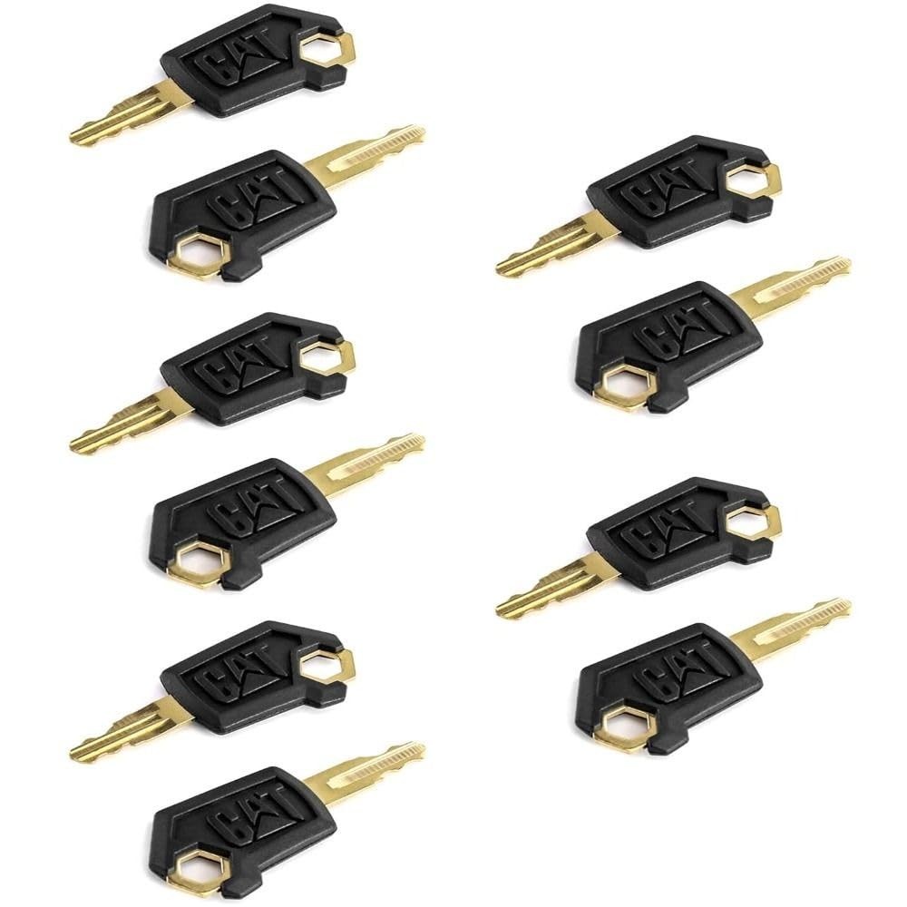 10Pcs 5P8500 Ignition Keys, Caterpillar Key Replacement Car Assessories Parts F_
