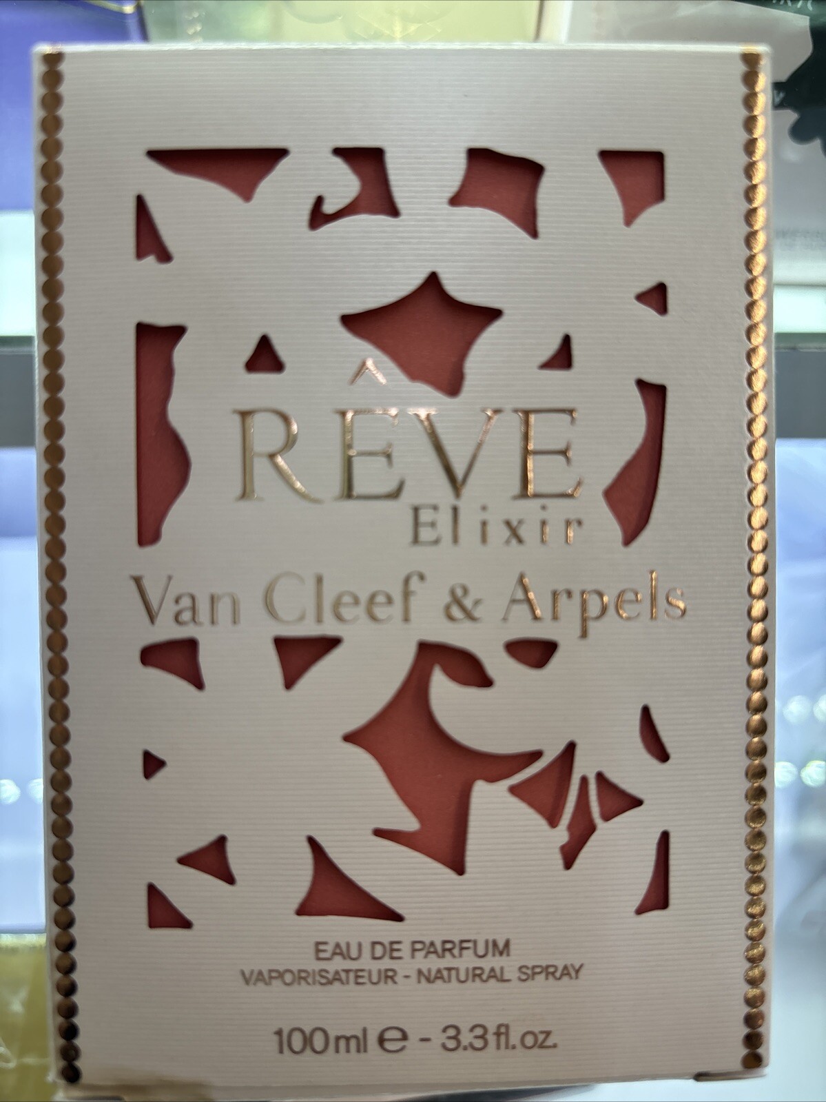 Van Cleef & Arpels Reve Elixir EDP Natural Spray 100 ML damaged box, New 