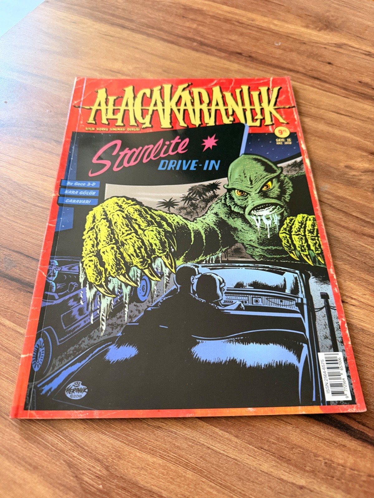 Alacakaranlik #15 Creature From the Black Lagoon Turkish Horror Magazine Rare
