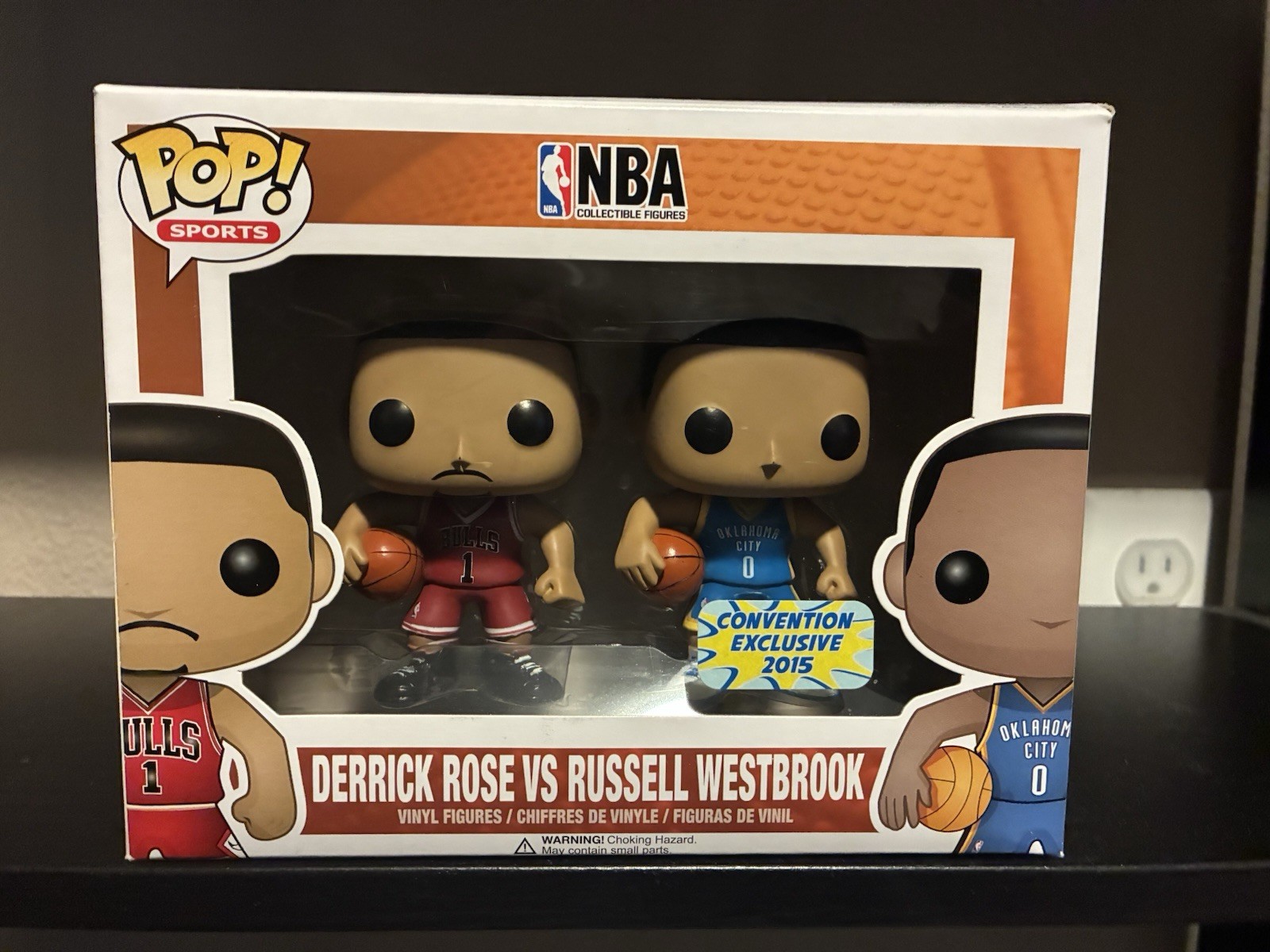 Nba 2015 Derrick Rose Vs Russell Westbrook Funko Pop. Free Mystery Included