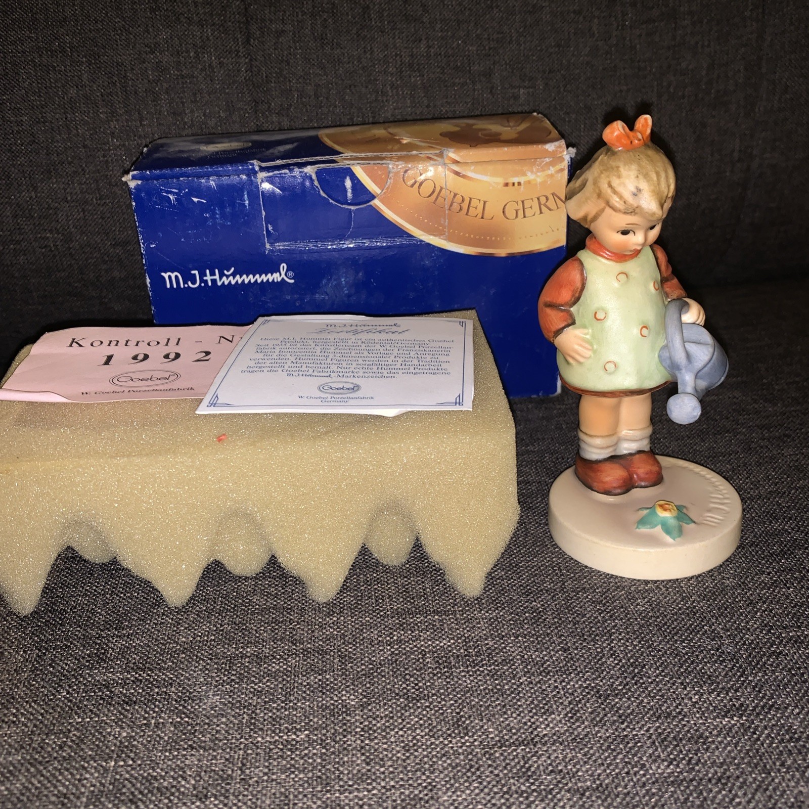 Hummel Goebel Figurines \'\'LITLLE GARDENER\'\'#74 ~ w/Box & Papers