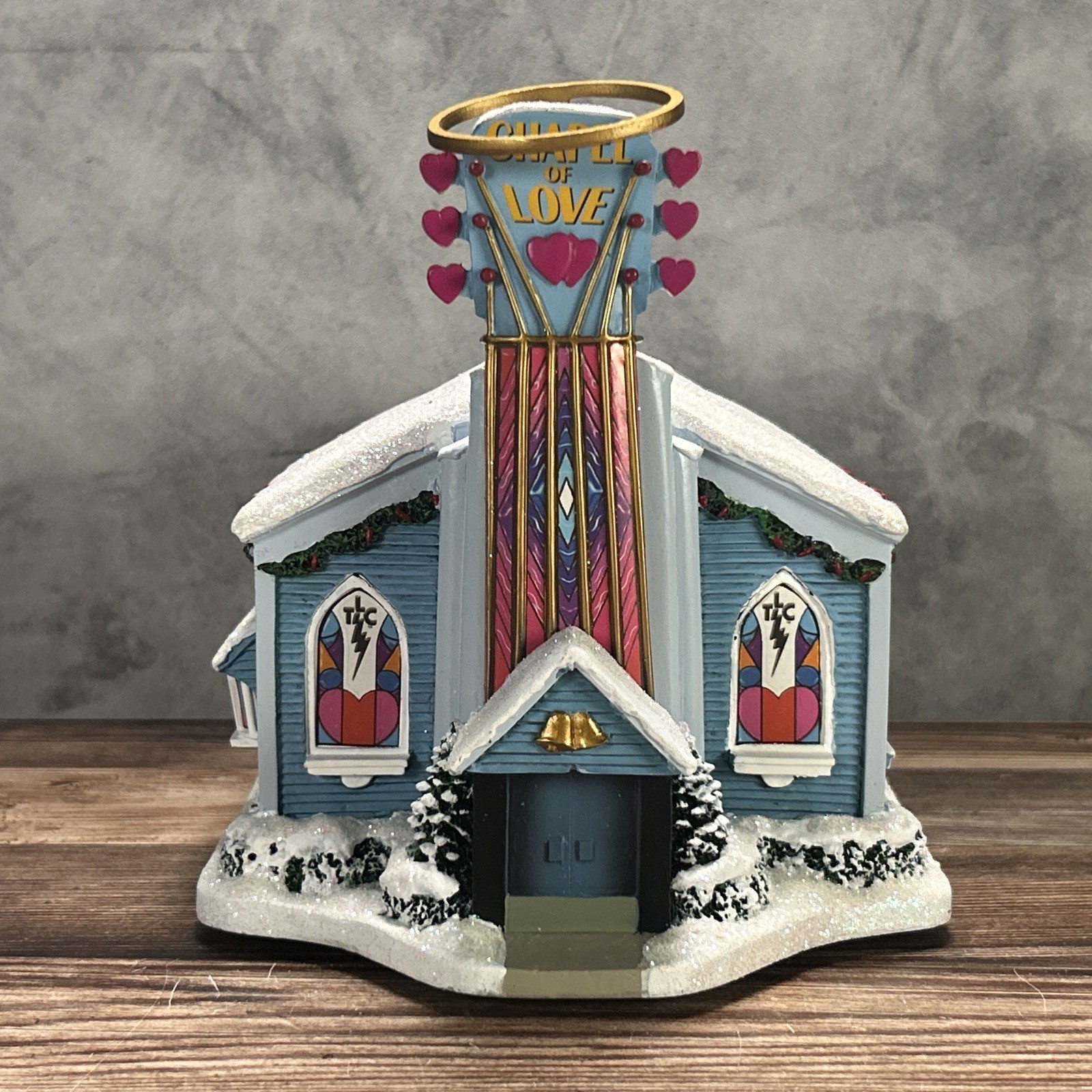 Vintage Hawthorne Village Elvis Presley Chapel Of Love Christmas House '05 A0055