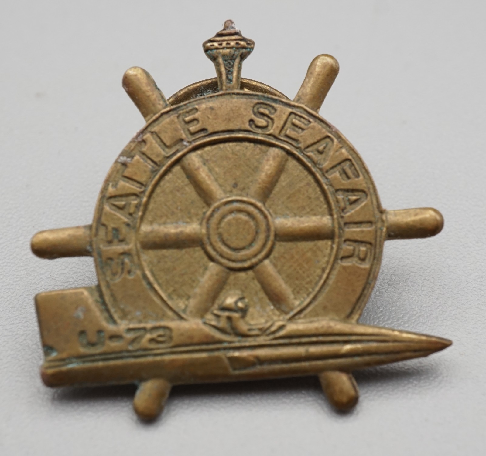 Vintage 1960s Seattle Seafair U-73 Hydroplane Pin by E.J. Towle Co. RARE