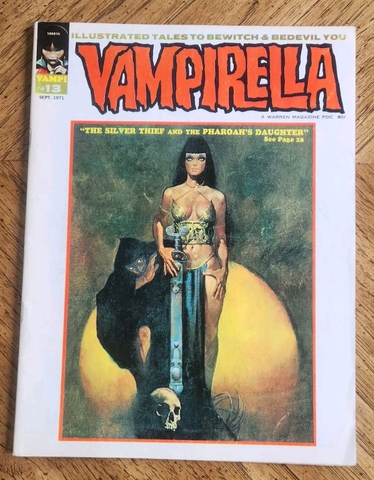 Vampirella # 13 (VF 6.0) 1971.  Sanjulian Cover.