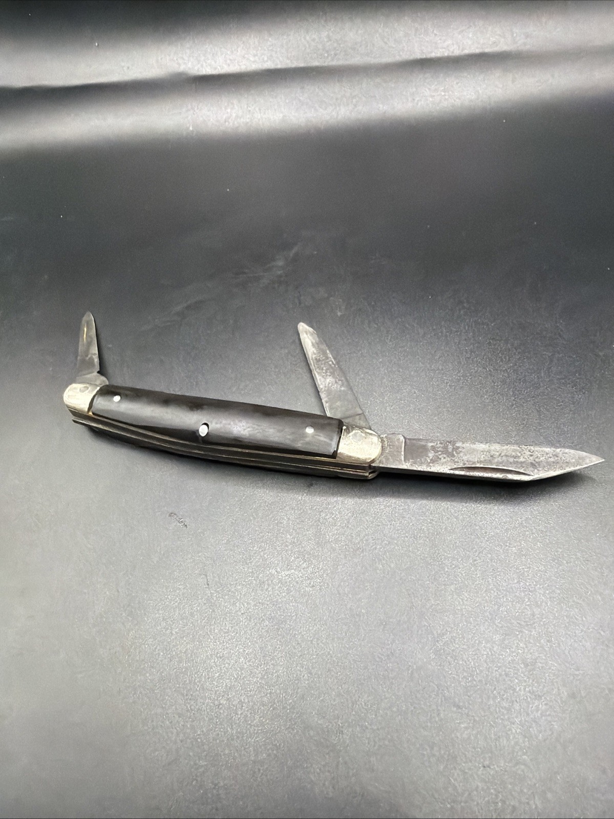 Vintage 1950-1961 WESTERN 3 Blade Stockman Pocket Knife Made In Boulder, CO USA