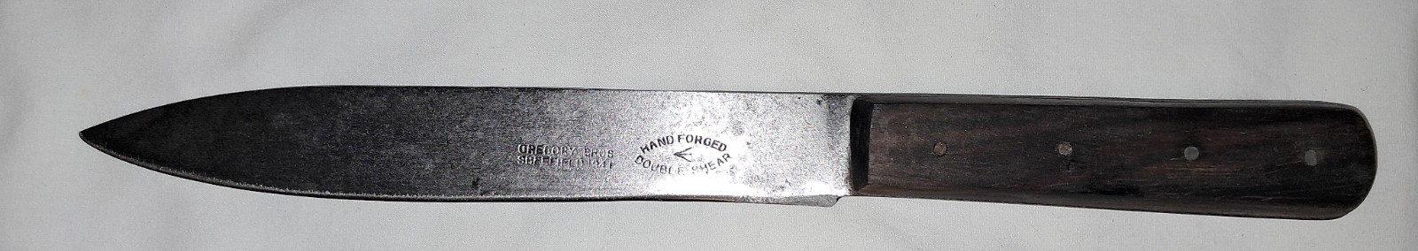 Vintage Gregory Bros Sheffield 1941 Knife British Military Issue Carbon Steel