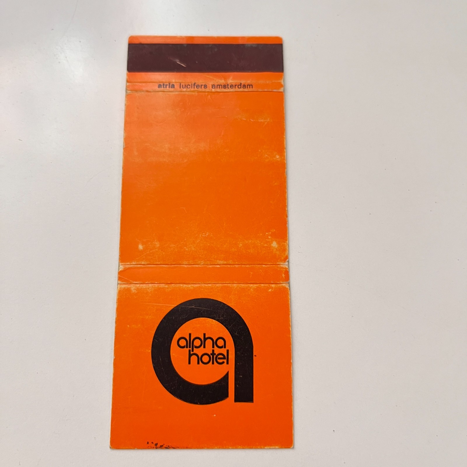 Alpha Hotel Europa Boulevard Amsterdam 11 Vintage Matchbook Cover TMB51-6